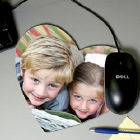 Picture Perfect Photo Heart Shaped Mouse Pad